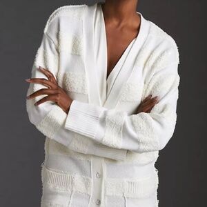 Daily Practice by Anthropologie Striped Cardigan Sweater